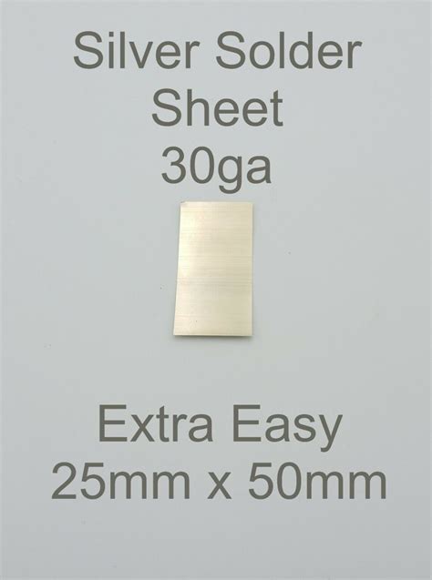 silver solder sheet metal|extra easy silver solder.